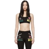 OFF-WHITE OFF-WHITE SSENSE EXCLUSIVE BLACK MULTILOGO SPORTY BRA