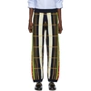 GUCCI GUCCI BLUE WOOL JACQUARD LOUNGE trousers