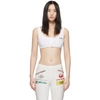 OFF-WHITE OFF-WHITE WHITE BUTTONED UP BRA