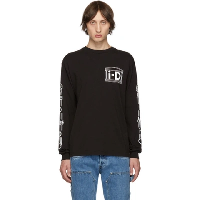 Aries X I-d Printed Sweatshirt In Black