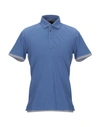 Brunello Cucinelli Polo Shirt In Blue