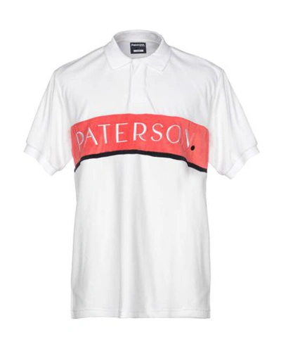 Paterson Polo Shirts In White