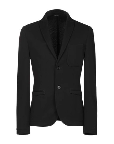 Grey Daniele Alessandrini Blazer In Black