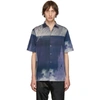 PAUL SMITH PAUL SMITH BLUE LONDON PHOTO SHIRT