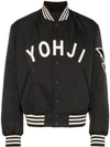 Y-3 Y-3 YOHJI EMBROIDERED BOMBER JACKET - 黑色