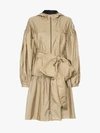 MONCLER GENIUS X SIMONE ROCHA ELLEN BOW TIE-WAIST PARKA,49103005415523414093213