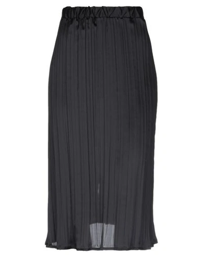 Malloni Midi Skirts In Black