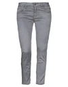Cycle Woman Pants Grey Size 31 Lyocell, Cotton, Elastane In Grey
