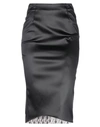 Elisabetta Franchi Midi Skirts In Black