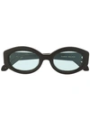 KAREN WALKER KAREN WALKER BISHOP SUNGLASSES - 黑色