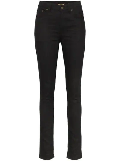 Saint Laurent Mid-rise Skinny Jeans - 黑色 In Black