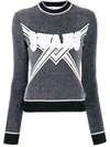 Off-white Off White Swan Knitwear In Grey