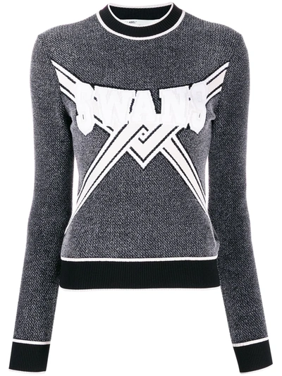 Off-white Off White Swan Knitwear In Grey