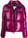 Moncler Rimac Nylon Laqué Down Jacket In Pink