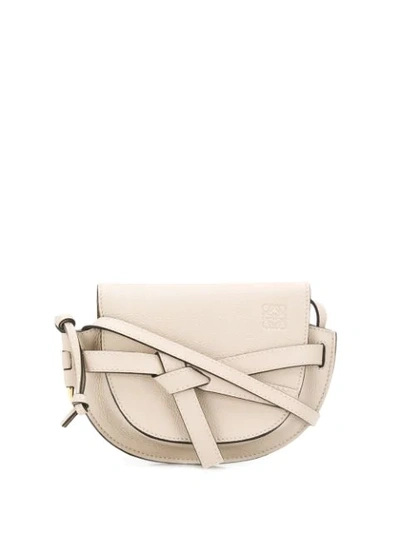 Loewe Knot Detail Crossbody Bag - 大地色 In Neutrals