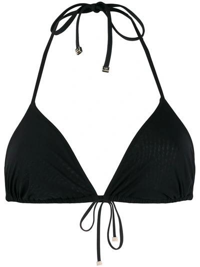 Dolce & Gabbana Logo-band Triangle-cup Bikini in Black