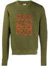 LOEWE LOGO EMBROIDERED SWEATSHIRT