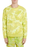 VALENTINO CAMO CREWNECK SWEATSHIRT,SV3MF04J5J2