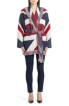 ALANUI UNION JACK BELTED OVERSIZE CASHMERE CARDIGAN,LWHB001E190480048888