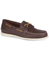Sperry Gold Cup Authentic Original Boat Shoe In Brown/white