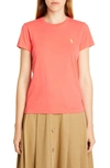 Polo Ralph Lauren Solid Crewneck Tee In Red