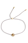 GORJANA POWER GEMSTONE CORD BRACELET,RE-191-203-30-G-PKG