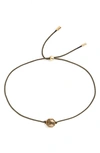 GORJANA POWER GEMSTONE CORD BRACELET,RE-191-203-29-G-PKG