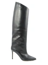 ALEXANDRE VAUTHIER ALEX KNEE-HIGH BOOTS IN BLACK LEATHER,10993354