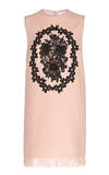 ANDREW GN EMBROIDERED MINI DRESS,766265