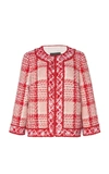 ANDREW GN CHECKED TWEED JACKET,766268