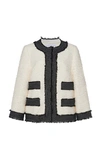 ANDREW GN CONTRAST TWEED JACKET,766274