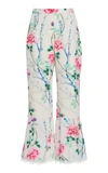 ANDREW GN LACE EMBROIDERED FLORAL CULOTTES,P02CN/ZAC20