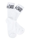 VERSACE JEANS COUTURE SOCKS WITH LOGO,10993312
