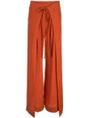 CHLOÉ WRAP-EFFECT TROUSERS