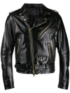 TAGLIATORE leather biker jacket