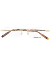 Montblanc Classic Square Glasses In Gold