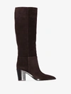 GIANVITO ROSSI GIANVITO ROSSI BROWN 70 SLOUCH KNEE-HIGH BOOTS,G80654SUEDEMOCHA14107125