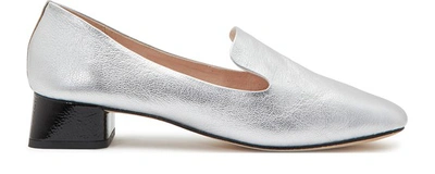 Repetto Mathis Loafers In Argent/noir