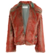 DRIES VAN NOTEN FAUX FUR COAT,VAUDIFUR 8130 604