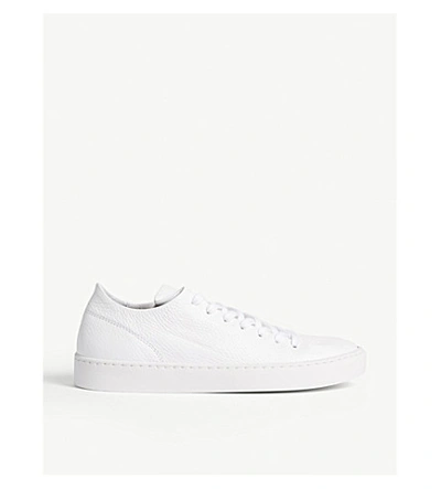 Whistles Women's Koki Lace Up Leather Trainers In White