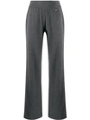 FERRAGAMO STRAIGHT-LEG KNITTED TROUSERS