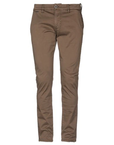 Guess Casual Pants In Khaki