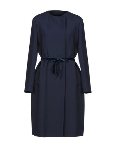 Alessandro Dell'acqua Coat In Dark Blue