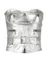 Manokhi Bustier Structured Top In Silver