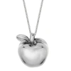 TRUE ROCKS New Apple Pendant Cast In Solid Sterling Silver