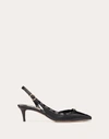 VALENTINO GARAVANI VALENTINO GARAVANI ROCKSTUD CALFSKIN LEATHER SLINGBACK PUMP 50 MM