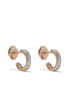 Pomellato 18kt Rose Gold Iconica Diamond Earrings In Gold