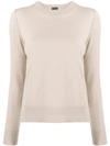 Joseph Ribbed Sweatshirt In Neutrals