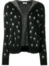 SAINT LAURENT BAJA COURT STAR PATTERNED CARDIGAN,584934 YAGM2