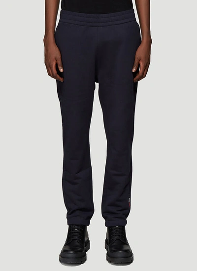 Moncler Jersey Track Pants In Navy